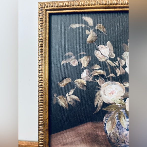 Vintage Art Painting Elegance in Bloom | Roses in Porcelain | - Picture 5 of 8